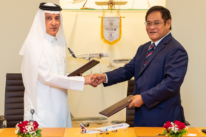 Akbar Al Baker and Edwin Gastanes