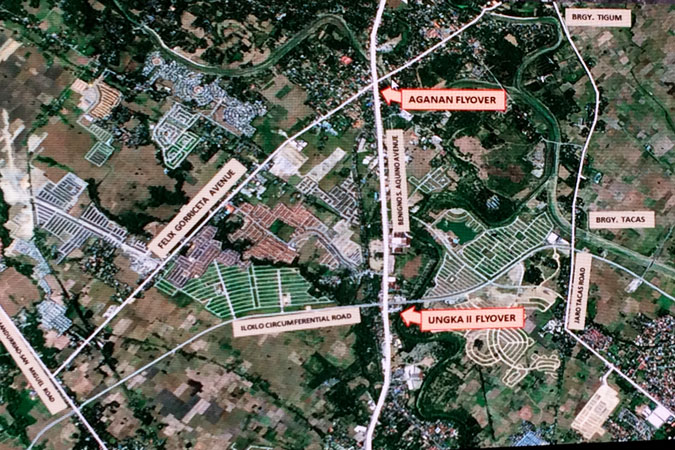 Iloilo flyovers map