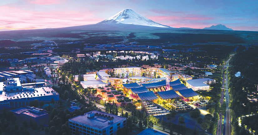 Woven City Mount Fuji Japan