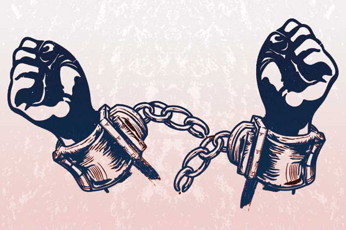 broken handcuffs democracy freedom