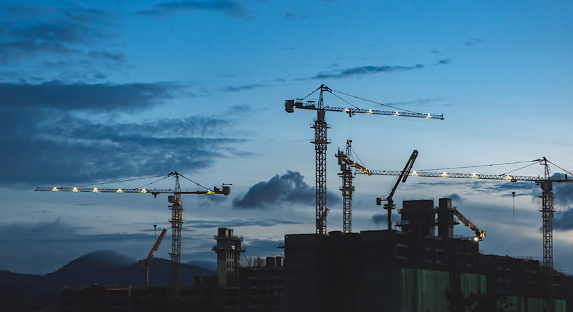cranes construction infrastructure