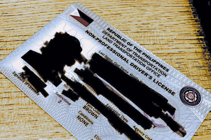 drivers license