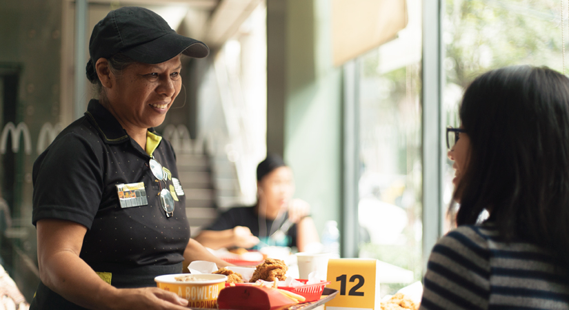 service crew McDonalds