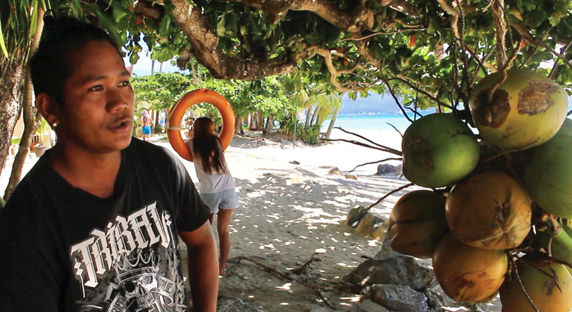 Boracay worker