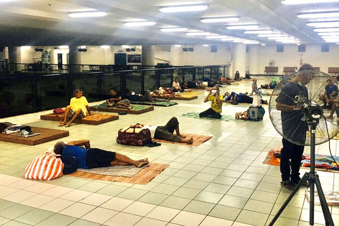 De La Salle University homeless shelter coronavirus