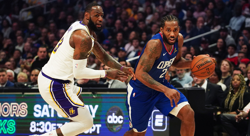 LeBron James v Kawhi Leonard