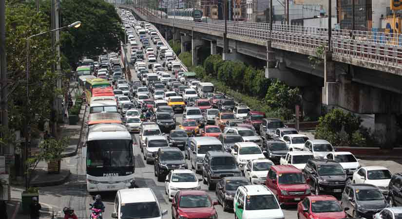traffic EDSA Kamuning