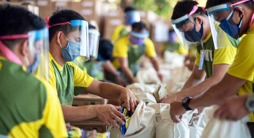 relief goods Bayan Bayanihan Program coronavirus