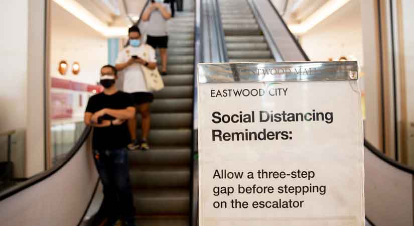 social distancing Eastwood City coronavirus
