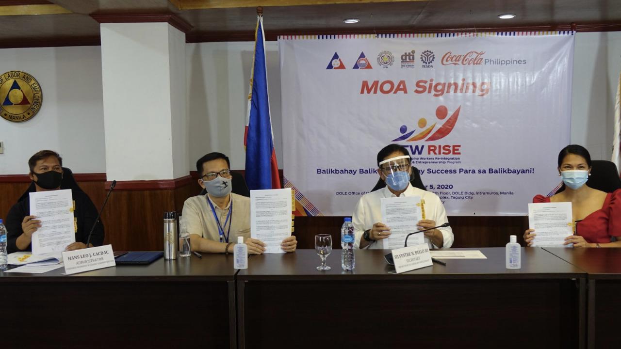 Coca-Cola Partnership for OFW RISE Program
