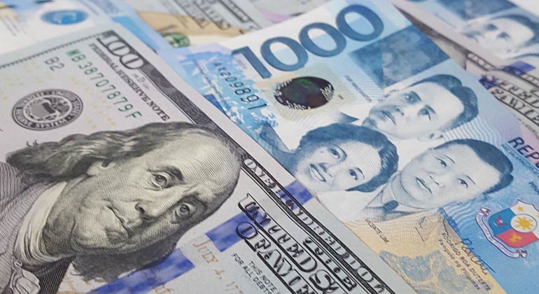 Peso-dollar-currency