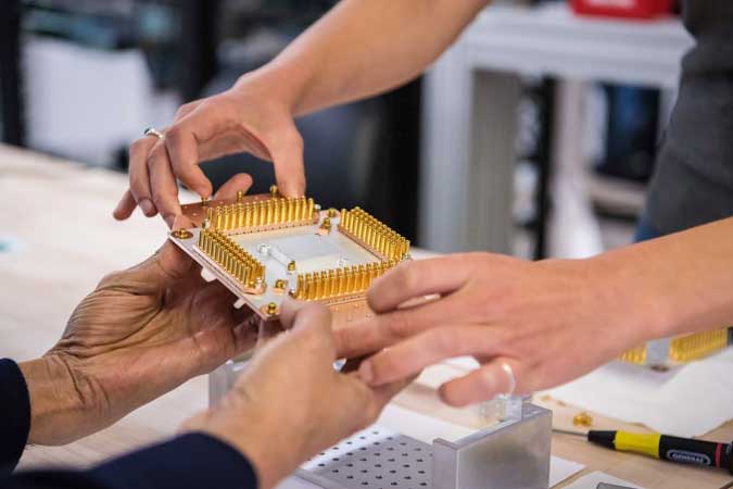 component of Google's Quantum Computer