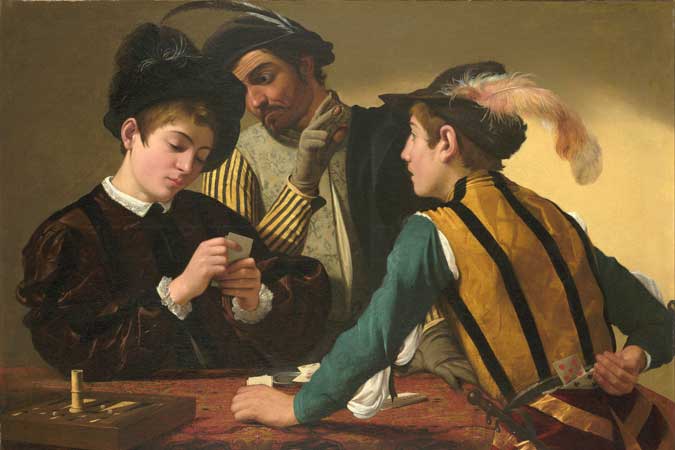 Caravaggio_(Michelangelo_Merisi)_-_The_Cardsharps_-_Google_Art_Project