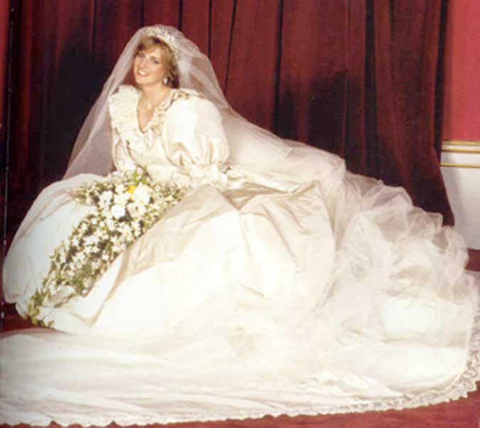 princess diana wedding veil