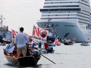 First post-COVID cruise ship leaves Venice amid protest
