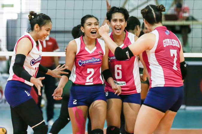 2021-PVL-Open---Creamline-vs-Army---Kyla-Atienza-x-Alyssa-Valdez-x-Jeanette-Panaga
