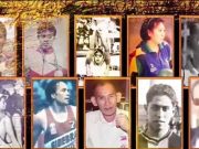 Sports heroes honored at Hall of Fame ceremonies