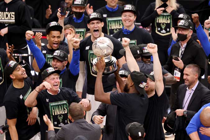 Buy Milwaukee Bucks NBA championship gear online 