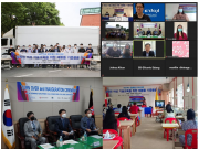 KoTra Manila and South Korea’s Keimyung College University donate sewing machines to Sibunag in Guimaras