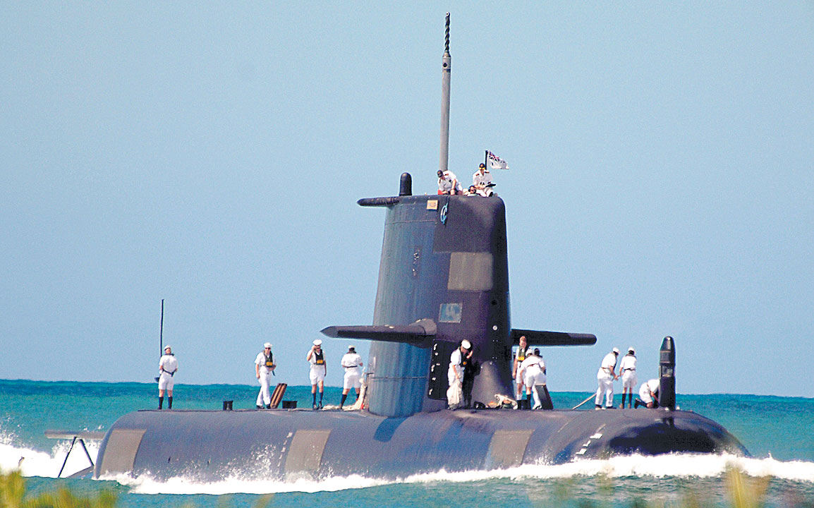 Collins-class submarine HMAS Waller