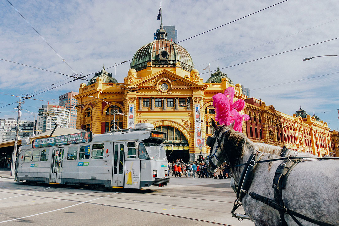 Melbourne’s Flinders Street Railway Station