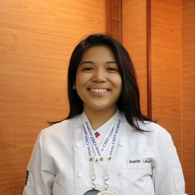 Benilde Culinary Arts alumna Chef Austin Cale Labago