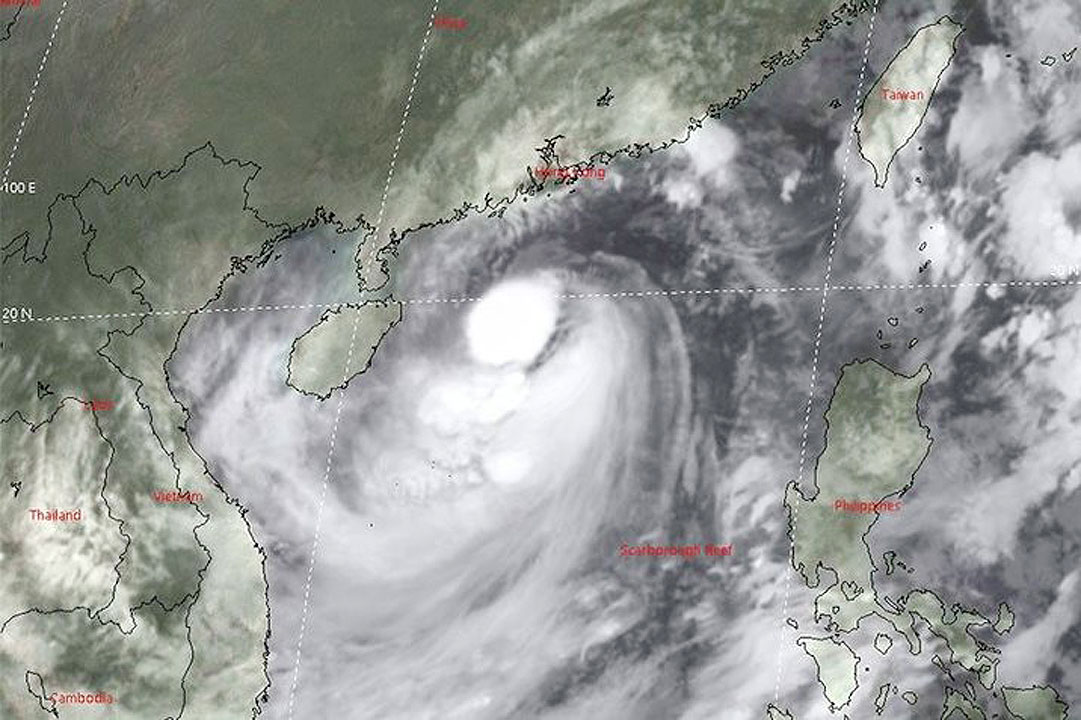 Typhoon satellite