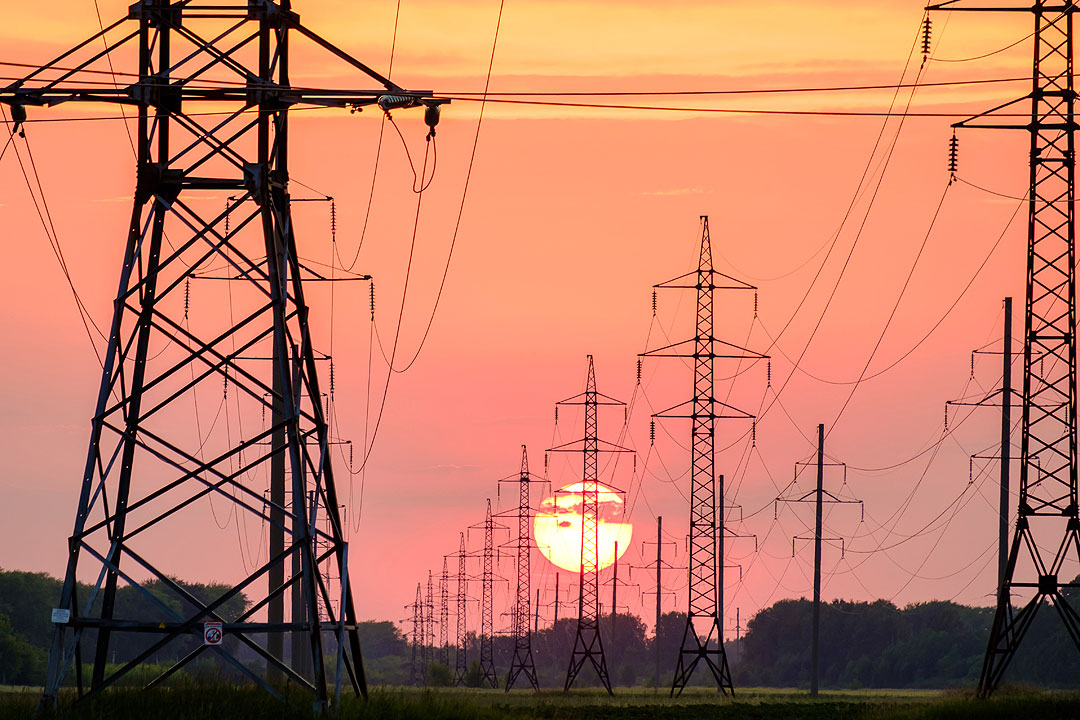 electric pylon tower
