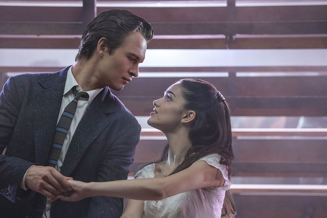 Rachel Zegler and Ansel Elgort in West Side Story (2021)