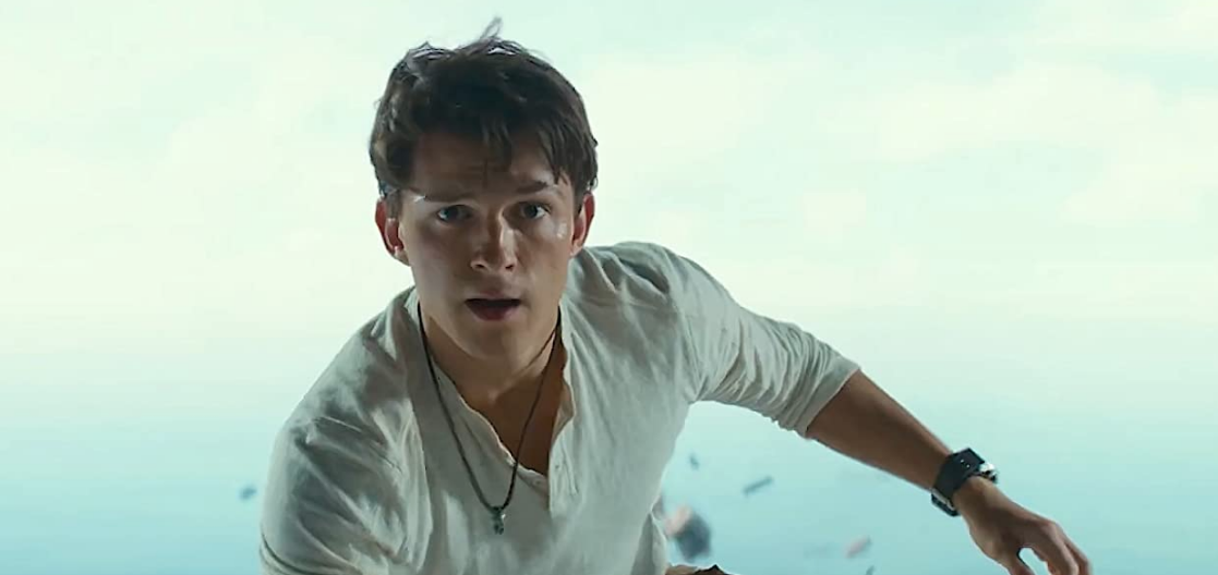 Tom Holland in Uncharted (2022)