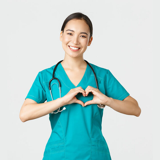 covid-19-healthcare-workers-pandemic-concept-lovely-caring-asian-doctor-female-nurse-scrubs