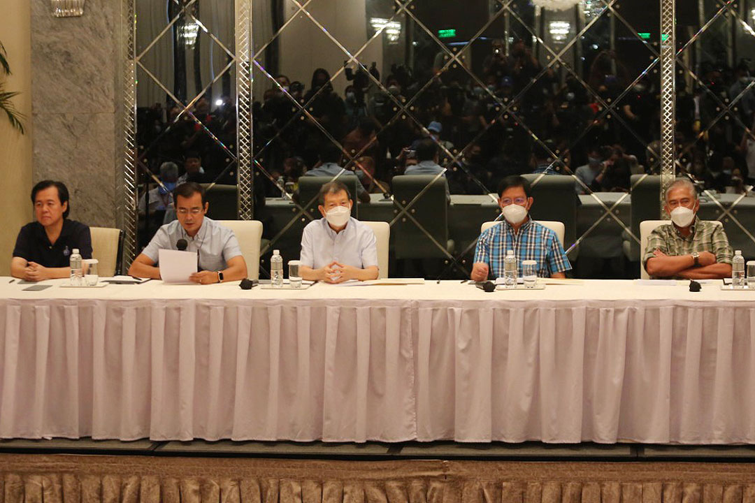Isko Moreno, Norberto Gonzales.and Ping Lacson