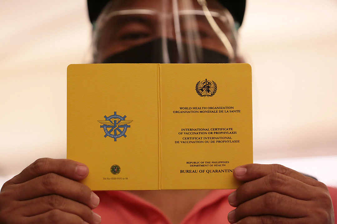 OFW-International Certificate of Vaccination