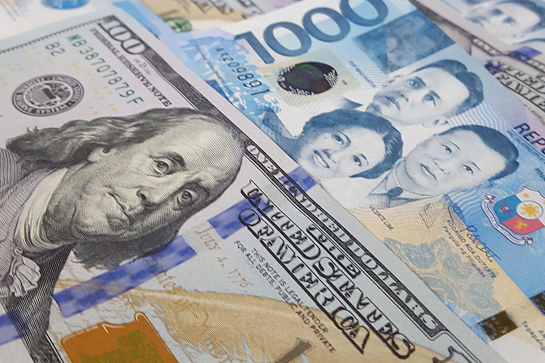 Peso-dollar-currency