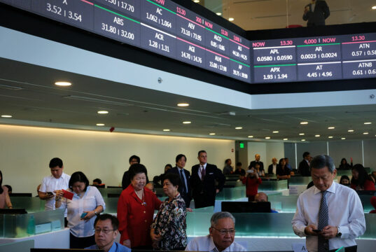 PSEi surges to 6,300 level as blue chips rally