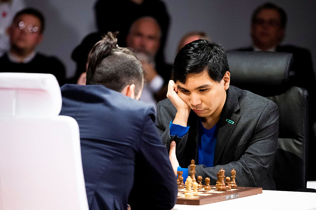 Magnus Carlsen TRICKS Wesley So #chess #chesstok #chesscom