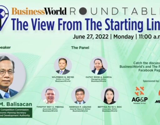 BusinessWorld Roundtable: “The View from the Starting Line”
