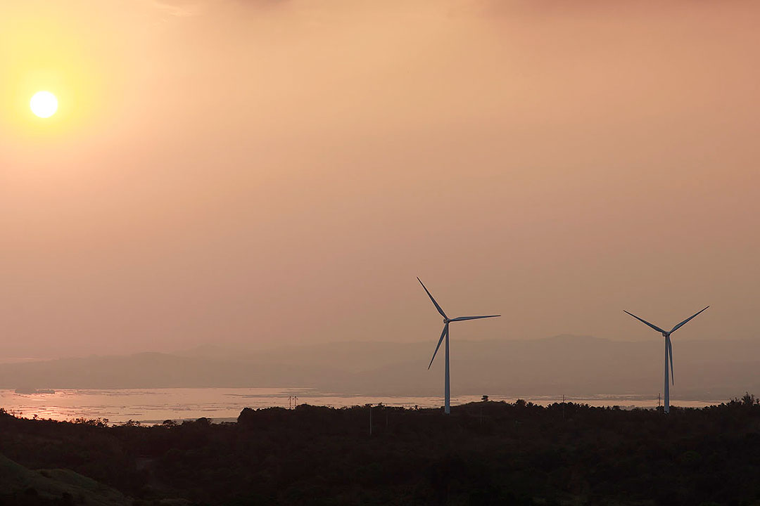 windmill-sunset