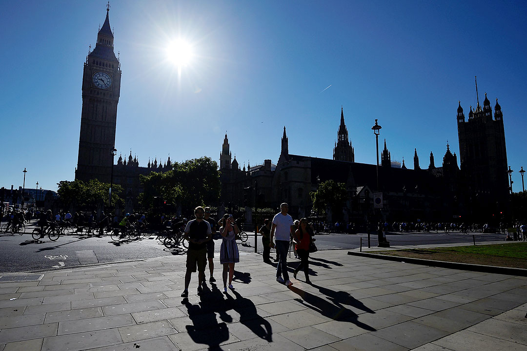 Big Ben clock tower in London, Britain