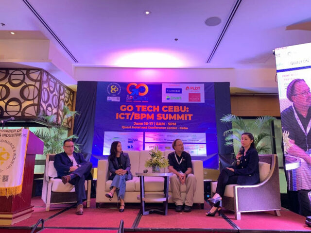 FILRT-President-and-CEO-Maricel-Brion-Lirio-(rightmost)-is-joined-by-other-ICT-BPM-thought-leaders-OL
