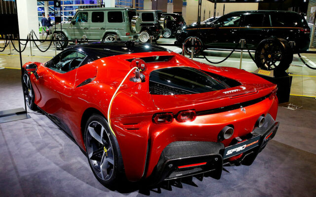 Ferrari SF90 Stradale hybrid sports car