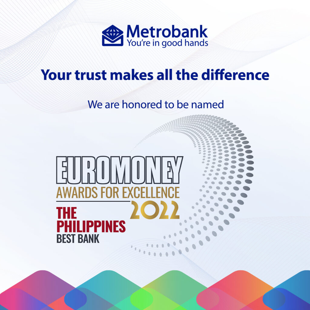 Metrobank named ‘Best Bank in the Philippines’ at the Euromoney Awards
