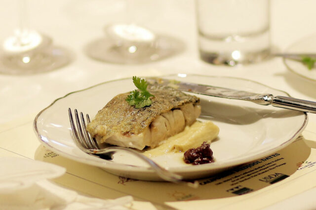 Pan-seared-Seabass,-California-Black-Olive-Tapenade