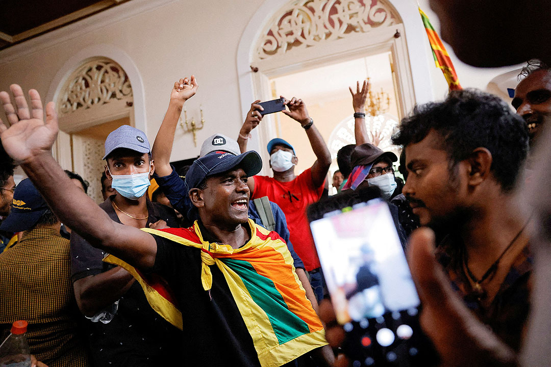 Sri Lanka-protest