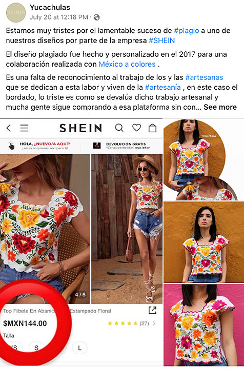 Preocupa a México que minorista chino Sheen utilice diseño maya