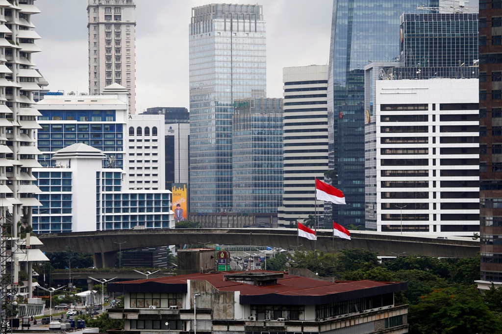 INDONESIA-Jakarta-Flag