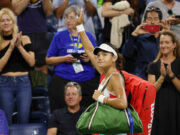 Raducanu’s US Open title defense ends in first round