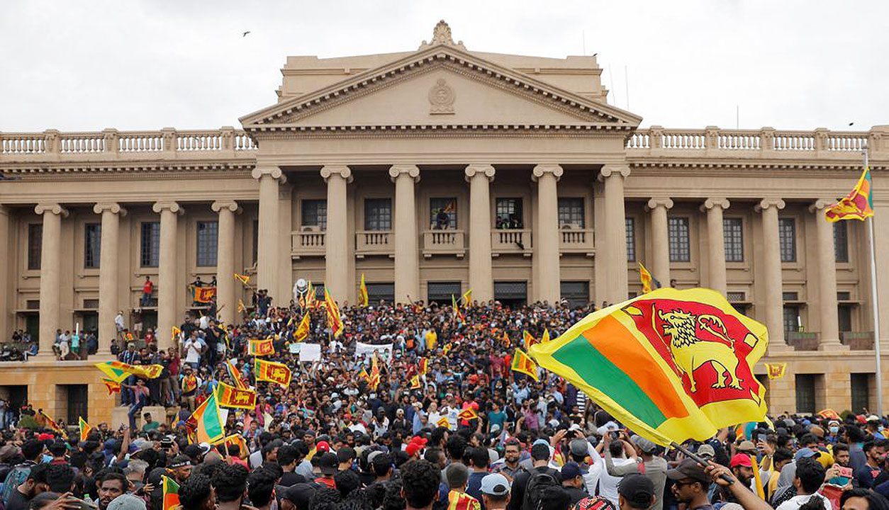 Sri Lanka-protests