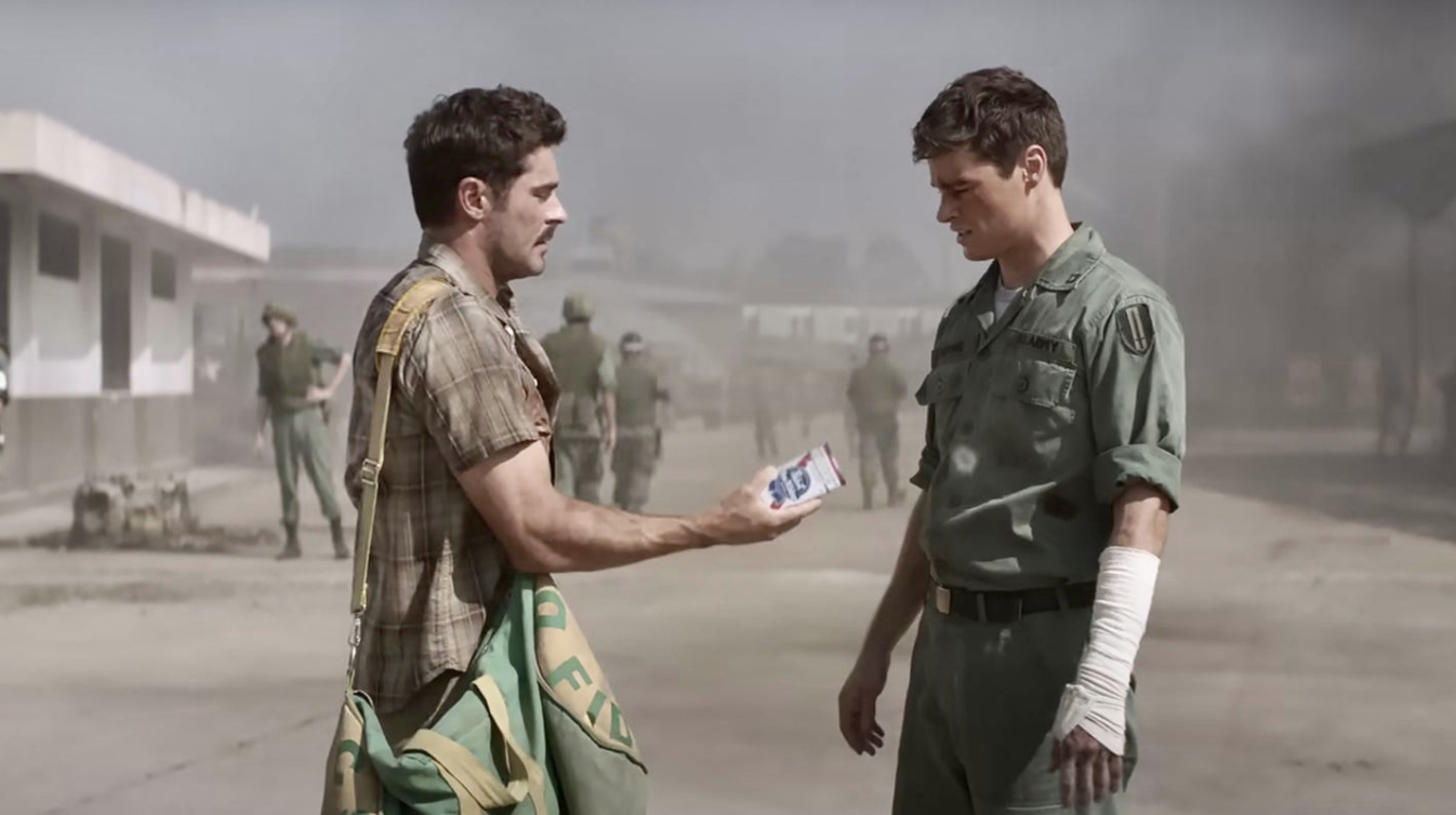 Zac Efron in The Greatest Beer Run Ever (2022)