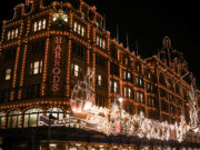 Dior transforms Harrods in London with glittering holiday light display